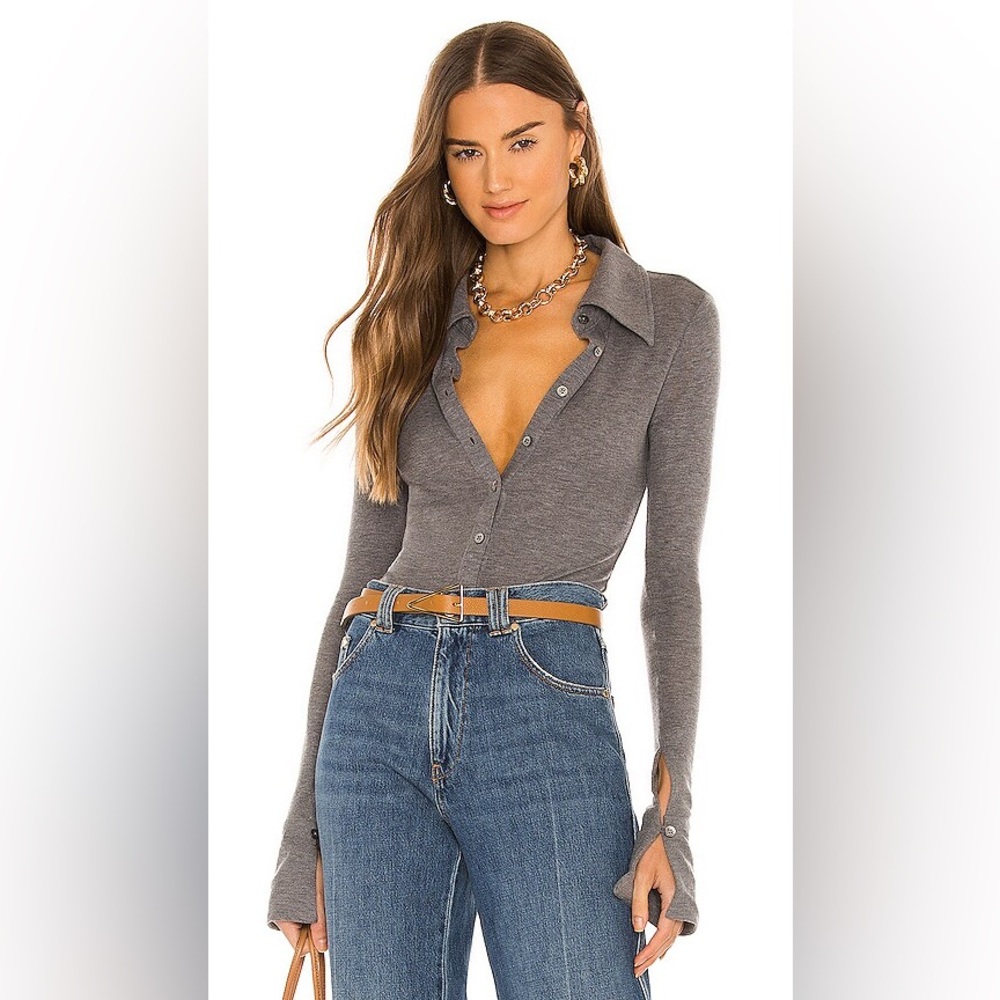 Song Of Style Viola Bodysuit Grey